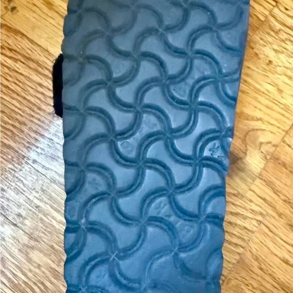 Birkenstock Dark Suede Sandals with Silver Buckle - Picture 4 of 4